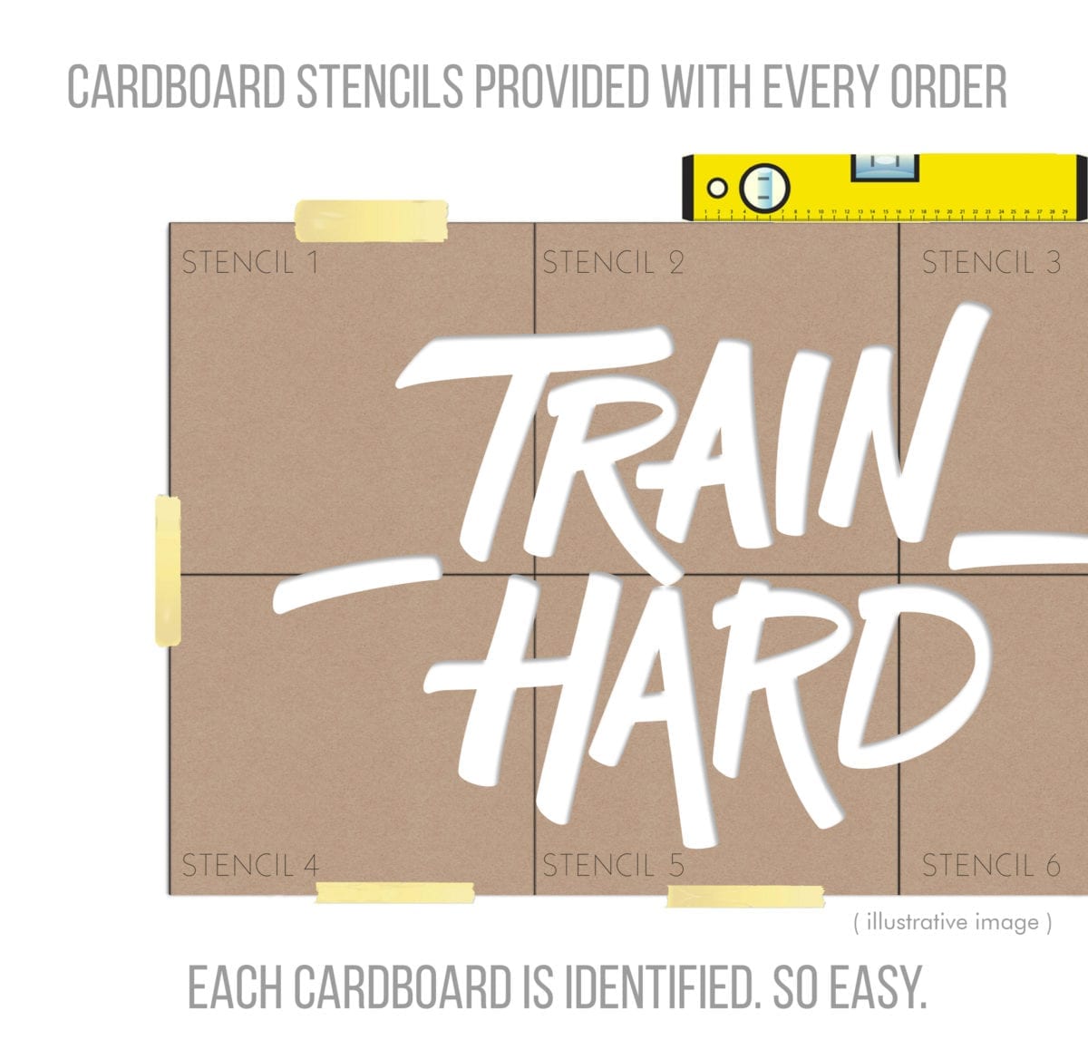 Train Hard Decoração 3d Para Ginásio Casadartpt